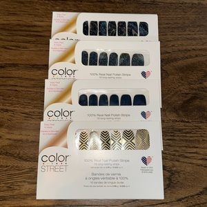 Lot of 4 Color Street Manicures (NIB)